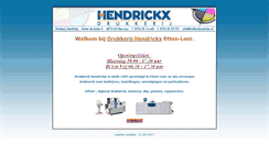 Desktop Screenshot of drukkerijhendrickx.nl